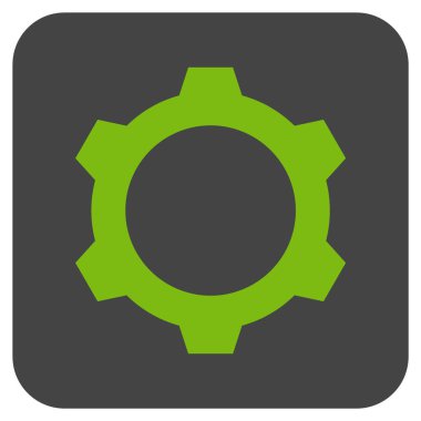 Vites düz kare vektör simgesi