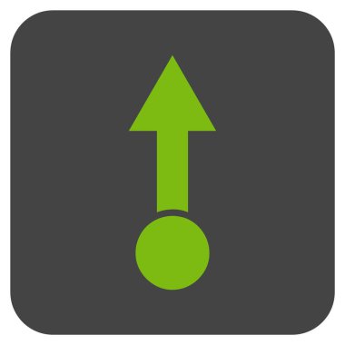 Düz kare vektör simge çekin