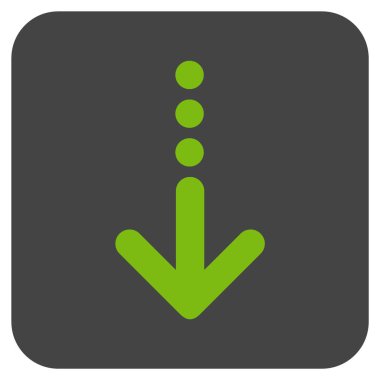 Düz kare vektör simgesi gönder