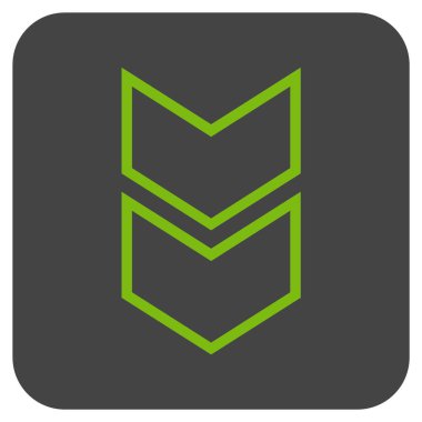 Düz kare vektör simgesi kaydır