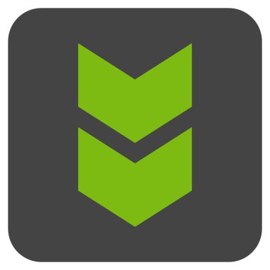 Düz kare vektör simgesi kaydır