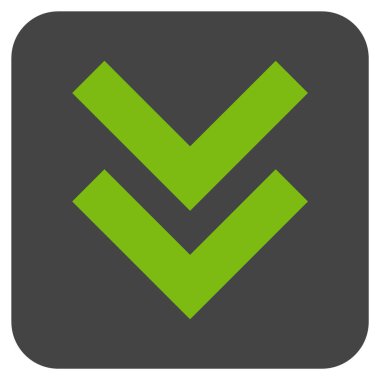 Düz kare vektör simgesi kaydır