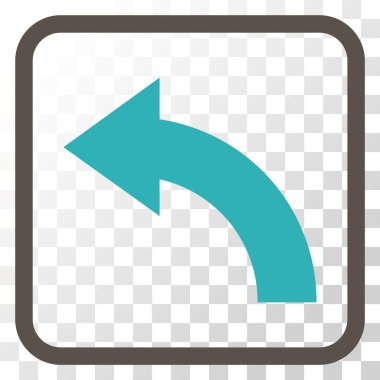 Sol vektör simgesi bir çerçeve içinde döndürme