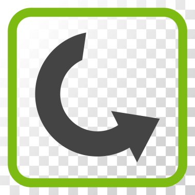 Bir çerçeve içinde CCW vektör simge döndürmek