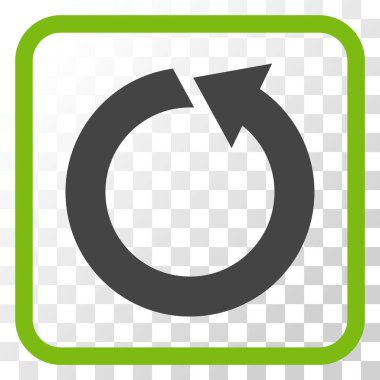 Bir çerçeve içinde CCW vektör simge döndürmek