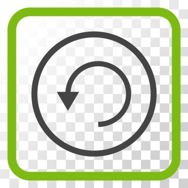 Bir çerçeve içinde CCW vektör simge döndürmek