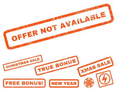 Mevcut değil lastik damga teklif