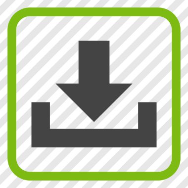 Vektör simgesi bir çerçeve içinde indirme