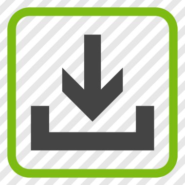 Vektör simgesi bir çerçeve içinde indirme