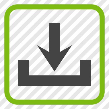 Vektör simgesi bir çerçeve içinde indirme