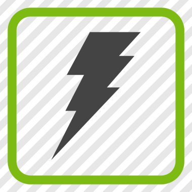 Vektör simgesi bir çerçeve içinde yürütmek