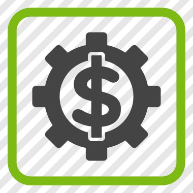 Mali seçenekleri vektör simgesi bir çerçeve içinde