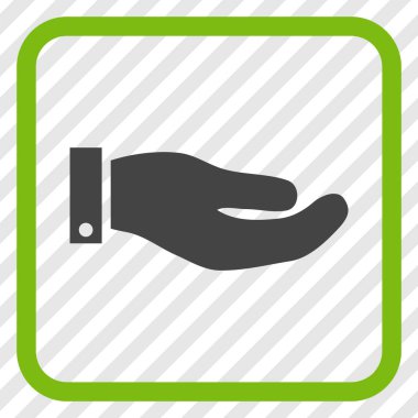 El vektör simgesi bir çerçeve içinde