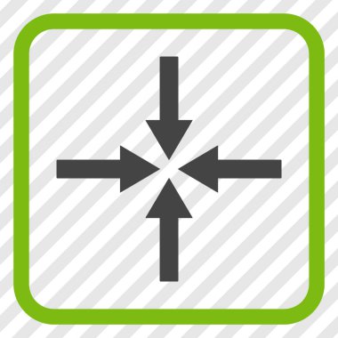 Etkisi oklar bir çerçeve içinde simge vektör