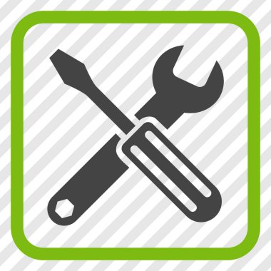 Seçenekleri vektör simgesi bir çerçeve içinde