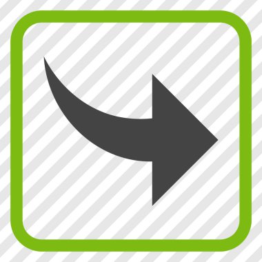 Vektör simgesi bir çerçeve içinde Yinele