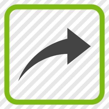 Vektör simgesi bir çerçeve içinde Yinele