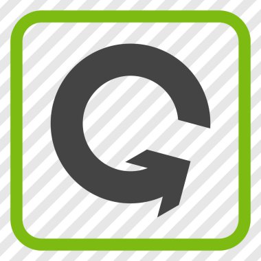 Bir çerçeve içinde CCW vektör simge döndürmek