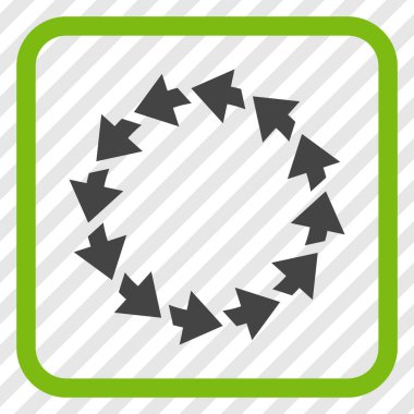 Bir çerçeve içinde CCW vektör simge döndürmek