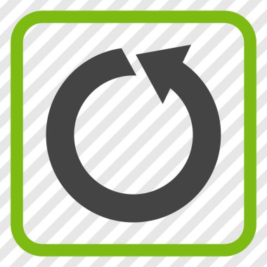 Bir çerçeve içinde CCW vektör simge döndürmek