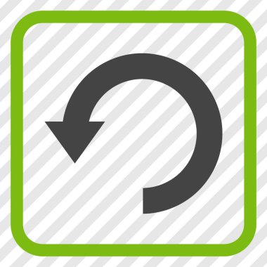 Vektör simgesi bir çerçeve içinde aşağı Döndür