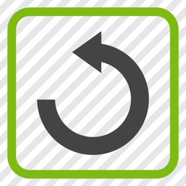 Sol vektör simgesi bir çerçeve içinde döndürme