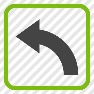 Sol vektör simgesi bir çerçeve içinde döndürme