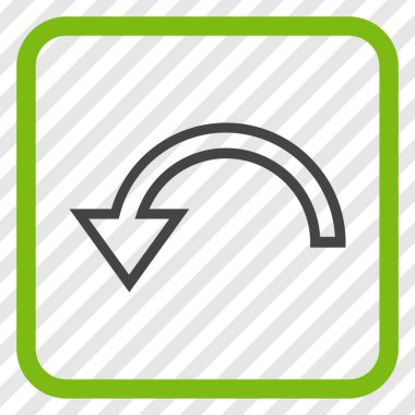 Sol vektör simgesi bir çerçeve içinde döndürme