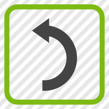 Sol vektör simgesi bir çerçeve içinde döndürme