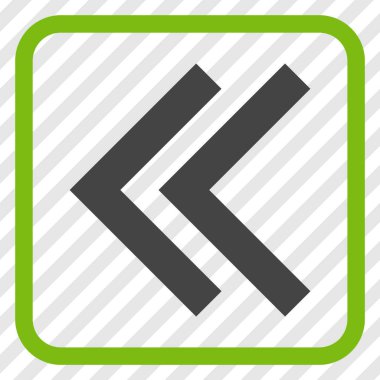 Shift Sol vektör simgesi bir çerçeve içinde