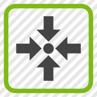 Oklar vektör simgesi bir çerçeve içinde küçültmek