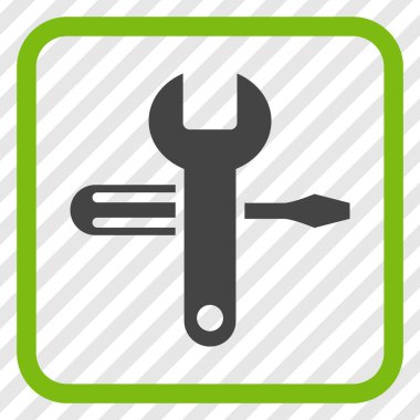 Vektör simgesi bir çerçeve içinde ayarlama