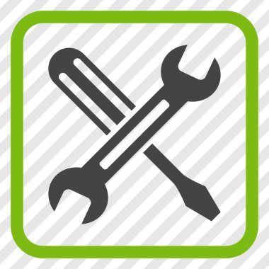 Vektör simgesi bir çerçeve içinde ayarlama