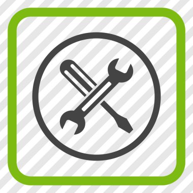 Vektör simgesi bir çerçeve içinde ayarlama