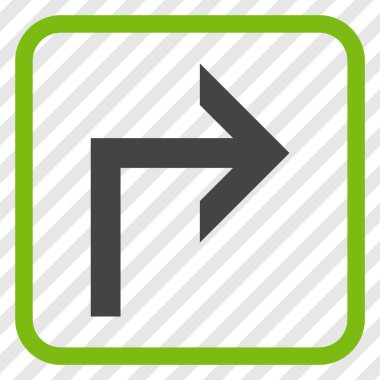 Doğru vektör simge bir çerçevede açmak