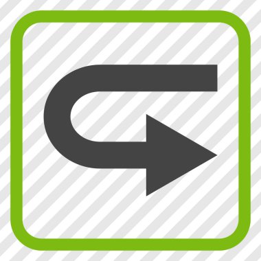 Doğru vektör simge bir çerçevede açmak