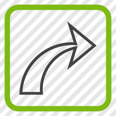 Vektör simgesi bir çerçeve içinde Yinele