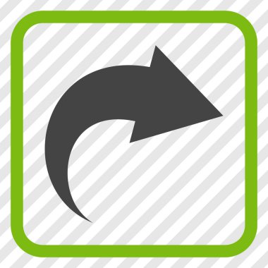 Vektör simgesi bir çerçeve içinde Yinele