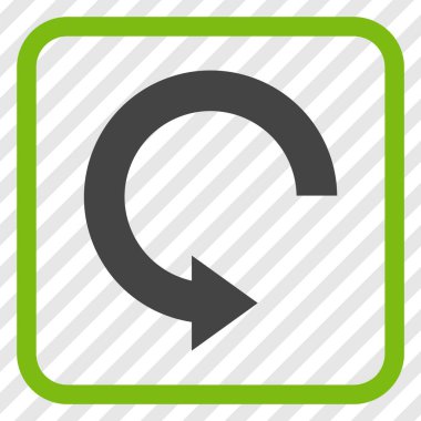 Doğru vektör simgesi bir çerçeve içinde döndürme