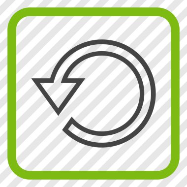 Vektör simgesi bir çerçeve içinde döndürme