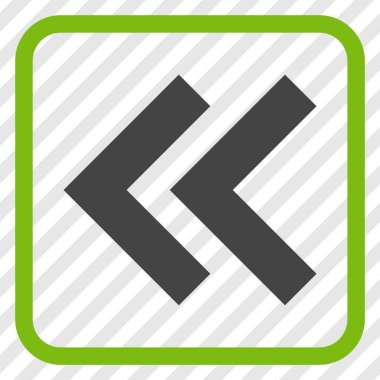 Shift Sol vektör simgesi bir çerçeve içinde