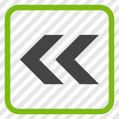 Shift Sol vektör simgesi bir çerçeve içinde