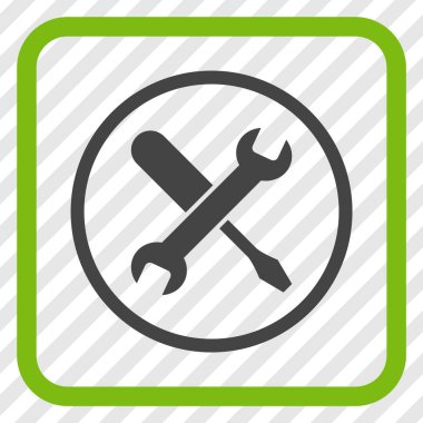 Vektör simgesi bir çerçeve içinde ayarlama