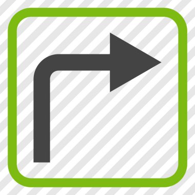 Doğru vektör simge bir çerçevede açmak