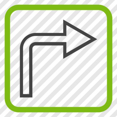 Doğru vektör simge bir çerçevede açmak