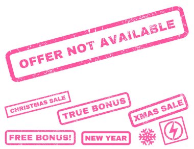 Mevcut değil lastik damga teklif