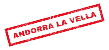Andorra La Vella Rubber Stamp