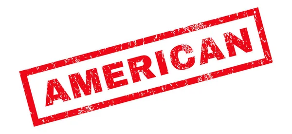 Αμερικανική καουτσούκ σφραγίδα — Διανυσματικό Αρχείο