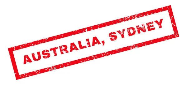 澳大利亚悉尼橡皮戳 — 图库矢量图片