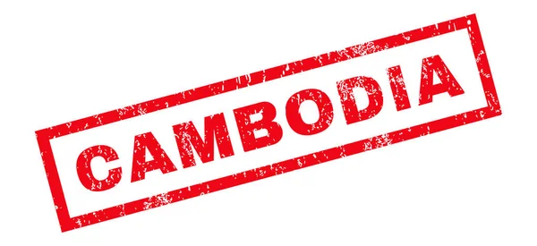 Cambodia Rubber Stamp — Stock Vector